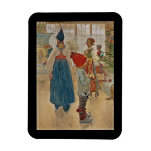 Weihnachtszeit Wieder Julaftonen Magnet