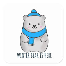 Weihnachtszeit Winterbär