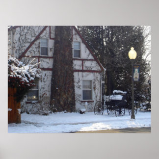 Weihnachtszeit zurück in die Zeit Poster