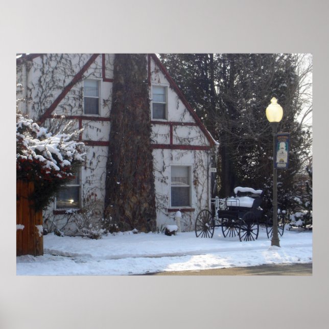 Weihnachtszeit zurück in die Zeit Poster (Vorne)