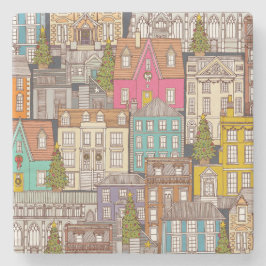 Weihnachtszeitenvielfalt Steinuntersetzer