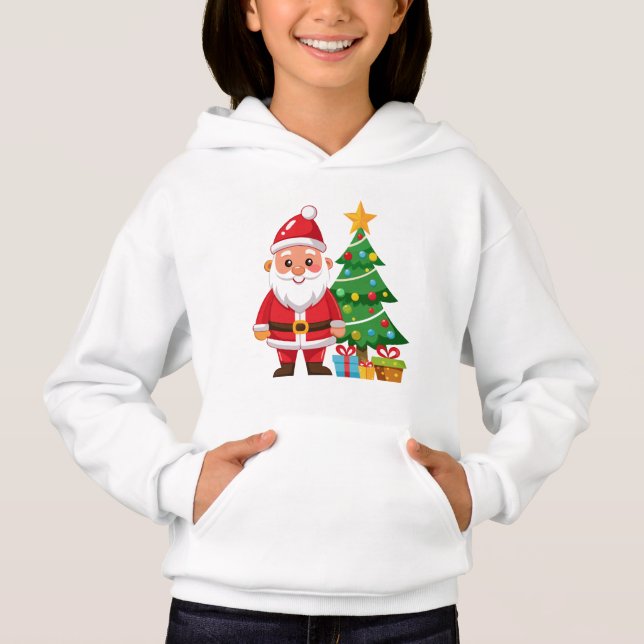 Weihnachtszeitgestaltung Hoodie (Vorderseite)