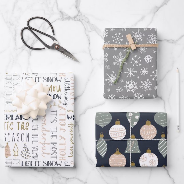 Weihnachtszeitschrift Geschenkpapier Set (Vorderseite)