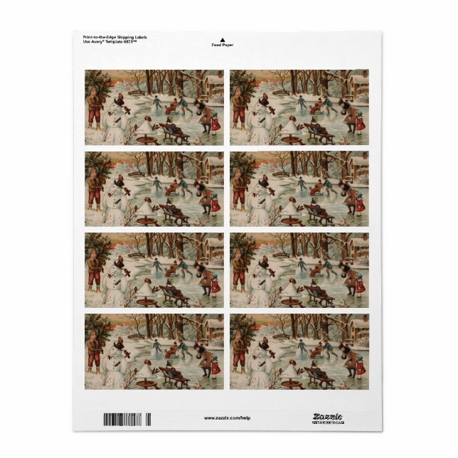 Weihnachtszeitseis Skaten (Vorne)