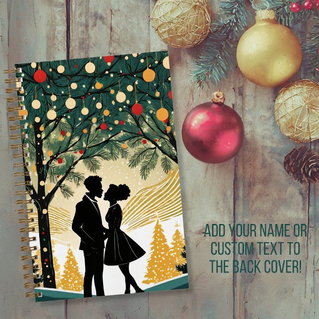 Weihnachtszeitung "Bright Holiday Nights" Notizbuch (Celebrate the joy of the holidays with this "Bright Holiday Lights" Christmas Journal. )