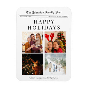 Weihnachtszeitung für Kühlschrankmagnet anpassbar Magnet
