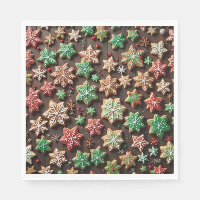 Weihnachtszeitung Serviette (Vorderseite)