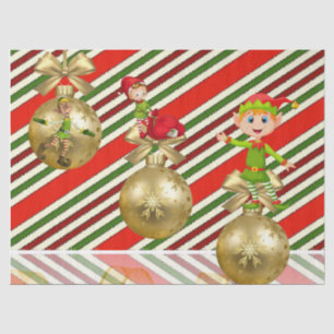 Weihnachtszettel, Elf Seidenpapier