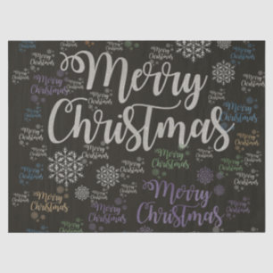 Weihnachtszettel, Frohe Weihnachten Seidenpapier