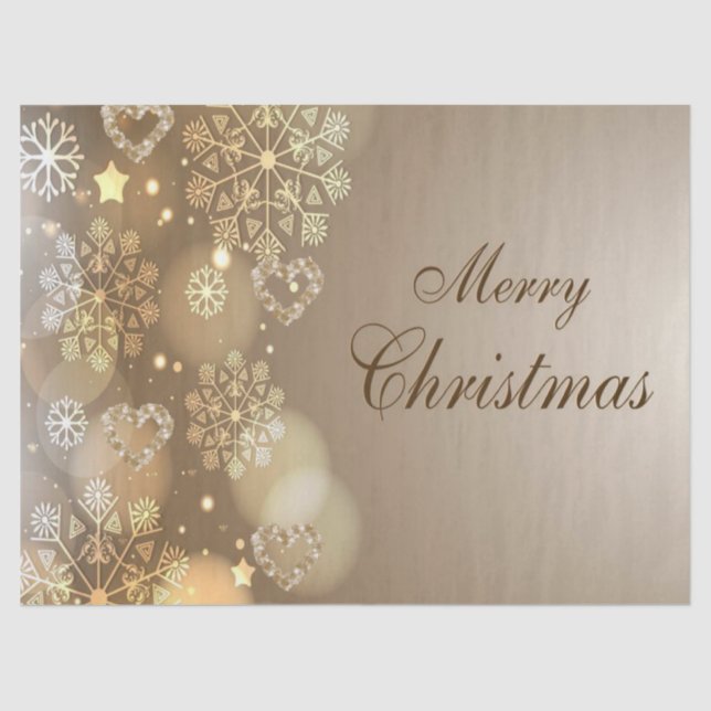 Weihnachtszettel, Frohe Weihnachten Seidenpapier (Vorderseite)