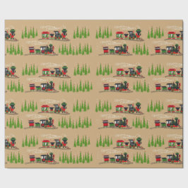 Weihnachtszettel Geschenkpapier