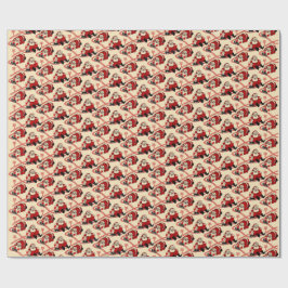 Weihnachtszettel Geschenkpapier