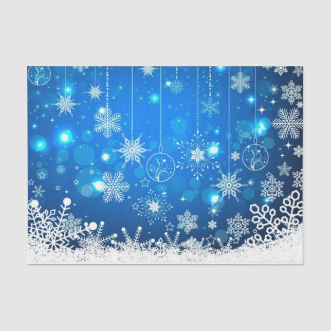 Weihnachtszettel/Ornamente Seidenpapier (Vorderseite)