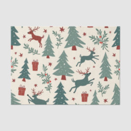 Weihnachtszettel Seidenpapier