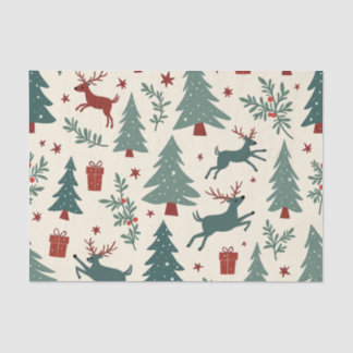 Weihnachtszettel Seidenpapier