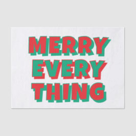 Weihnachtszettel Seidenpapier