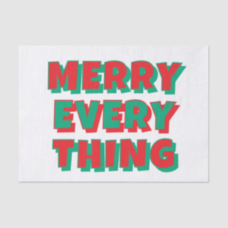 Weihnachtszettel Seidenpapier