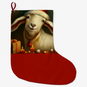 Weihnachtsziege 3 großer weihnachtsstrumpf