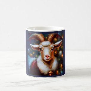 Weihnachtsziege 4 kaffeetasse