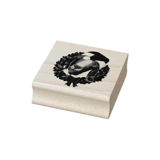 Weihnachtsziege-Briefmarke Gummistempel (Stempel)