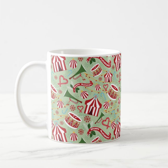 Weihnachtszirkus Kaffeetasse (Links)