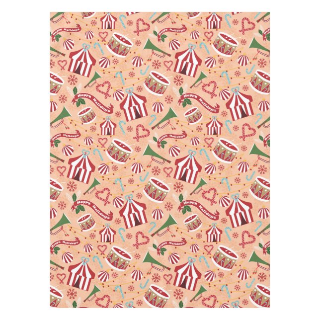 Weihnachtszirkus Tischdecke (Vorderseite)