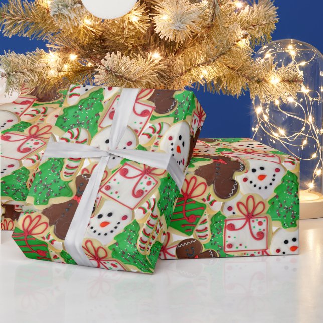 Weihnachtszucker Geschenkpapier (Feiertage)