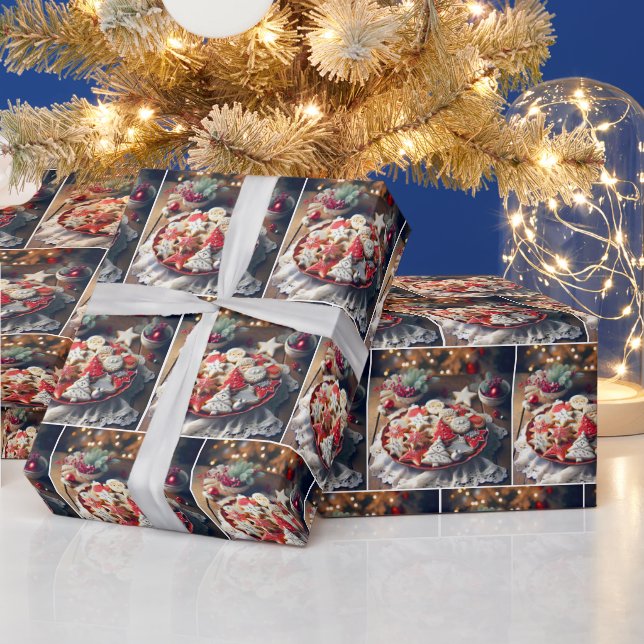 Weihnachtszucker Geschenkpapier (Feiertage)