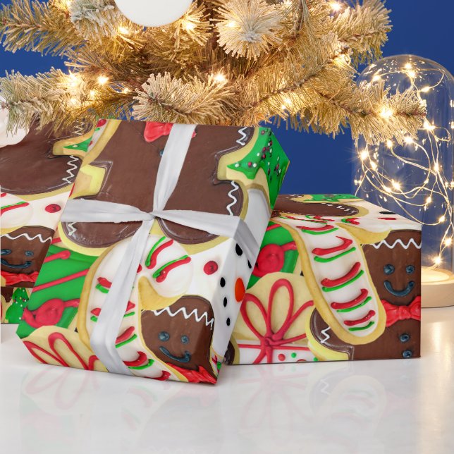 Weihnachtszucker Geschenkpapier (Feiertage)