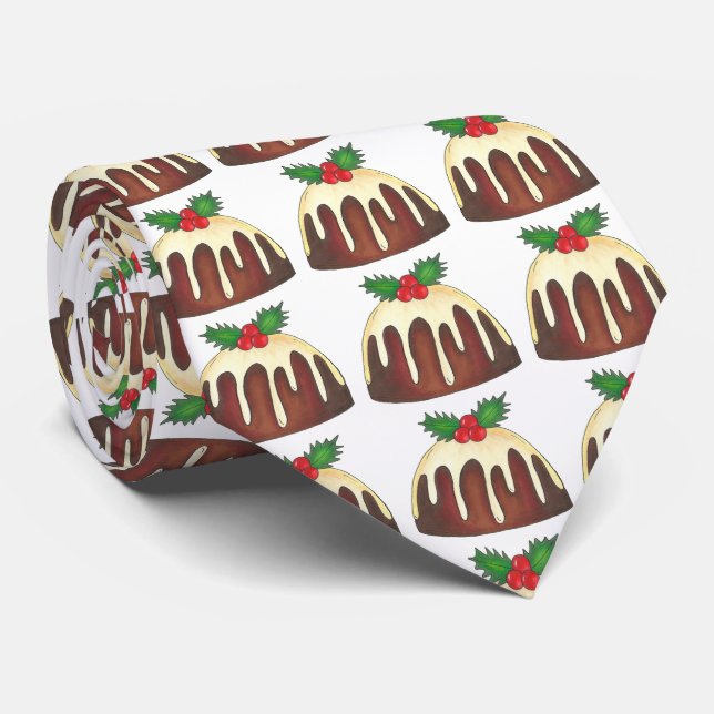 Weihnachtszucker Pudding Holiday Dessert Krawatte (Gerollt)