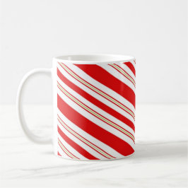 Weihnachtszuckerstange-Streifen Kaffeetasse