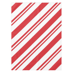Weihnachtszuckerstangemuster Tischdecke