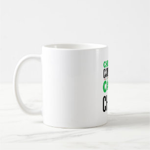 Weihnachtszuckerstangen Kakao Chaos Design Kaffeetasse