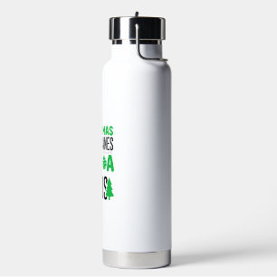 Weihnachtszuckerstangen Kakao Chaos Design Trinkflasche