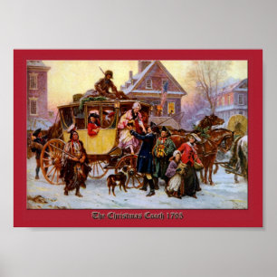 Weihnachtszug 1795 durch Druck Jeans Leon Ferris Poster