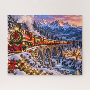 Weihnachtszug-Abenteuer Puzzle
