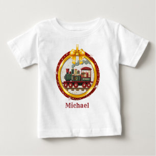 Weihnachtszug für Kinder & Kleinkinder I Individue Baby T-shirt
