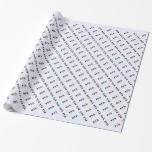 Weihnachtszug Geschenkpapier