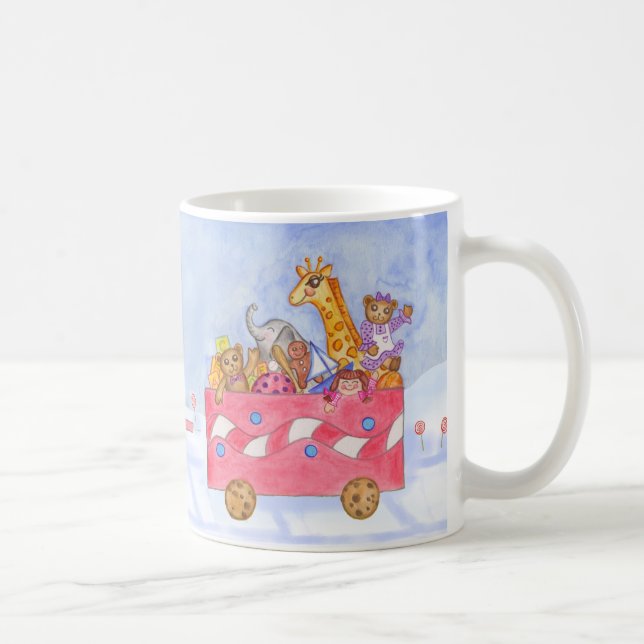 Weihnachtszug Kaffee Tasse (Rechts)
