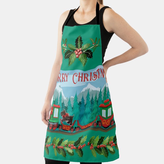 Weihnachtszug Schürze (InSitu)