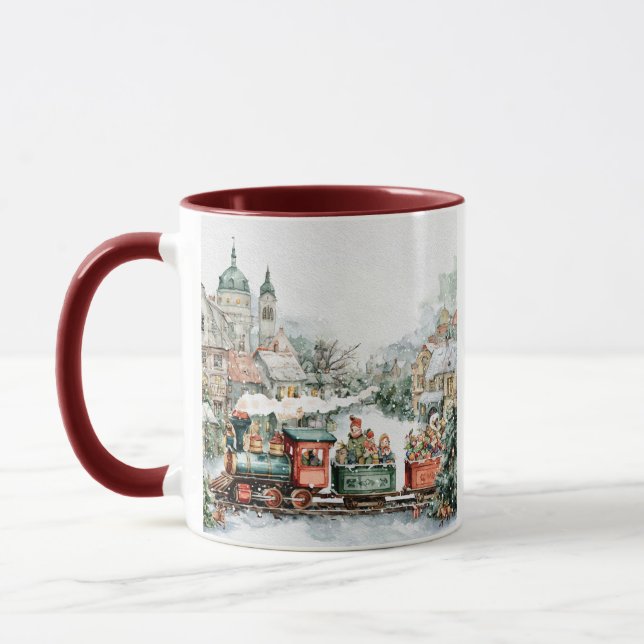 Weihnachtszug Tasse (Links)