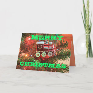 Weihnachtszug Weihnachtskarte Feiertagskarte