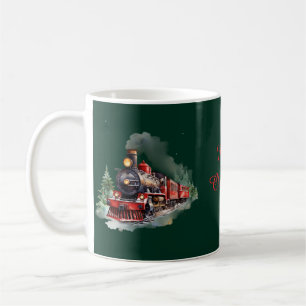 Weihnachtzug Kaffeetasse