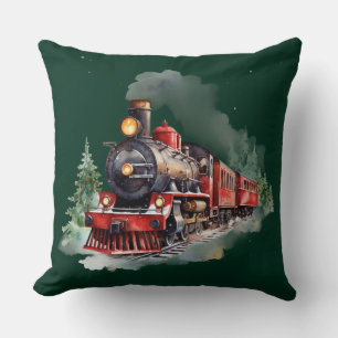 Weihnachtzug Kissen
