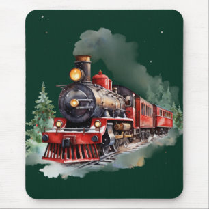 Weihnachtzug Mousepad