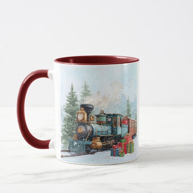Weihnachtzug Tasse (Links)