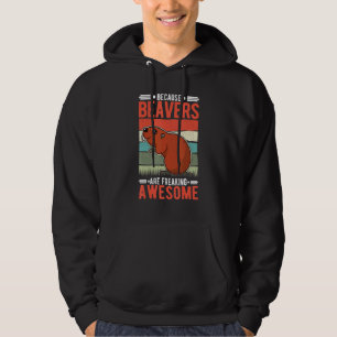 Weil Biber Phantastischen Biber erfrieren Hoodie