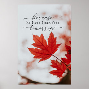 Weil er lebt, kann ich morgen Inspiration Poster