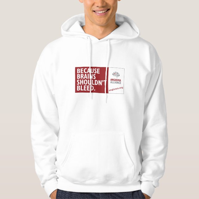 Weil Gehirne nicht der Hoodie Bleedᵀᴹ Männer (Vorderseite)