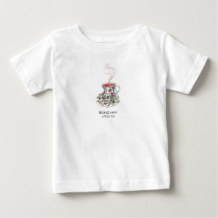 Weil glückliche Lieben Teeslogan, Vintage Becher R Baby T-shirt